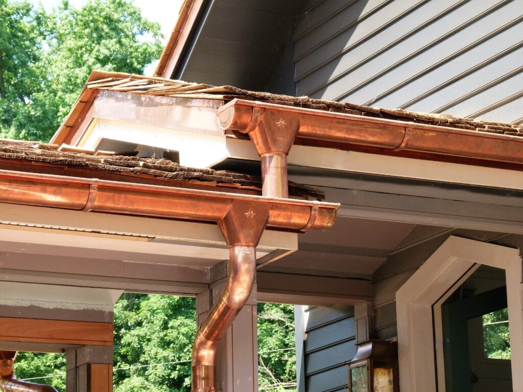Copper Gutters