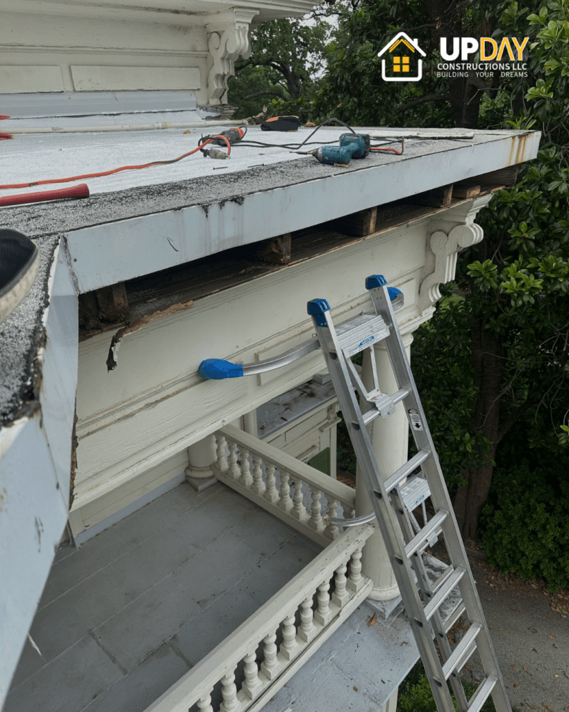 gutter repair in Dallas sagging gutters and water damage