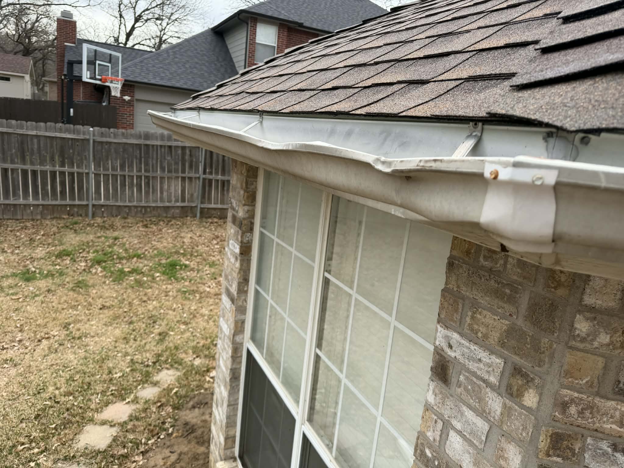 Seamless Gutters — Before & After